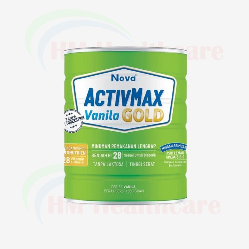 NOVA ACTIVMAX GOLD (VANILA) 850g - HM HEALTHCARE SDN BHD